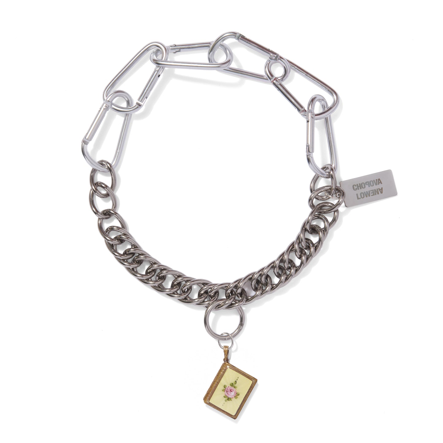 Chopova Lowena: Vintage Charm Necklace: Rose